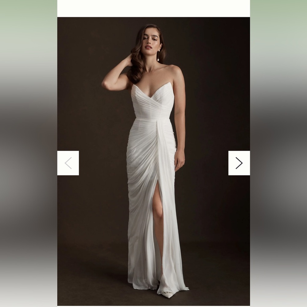 Watters “Lupine” for Anthropologie White Wedding Dress—NEW WITH TAGS SIZE 6